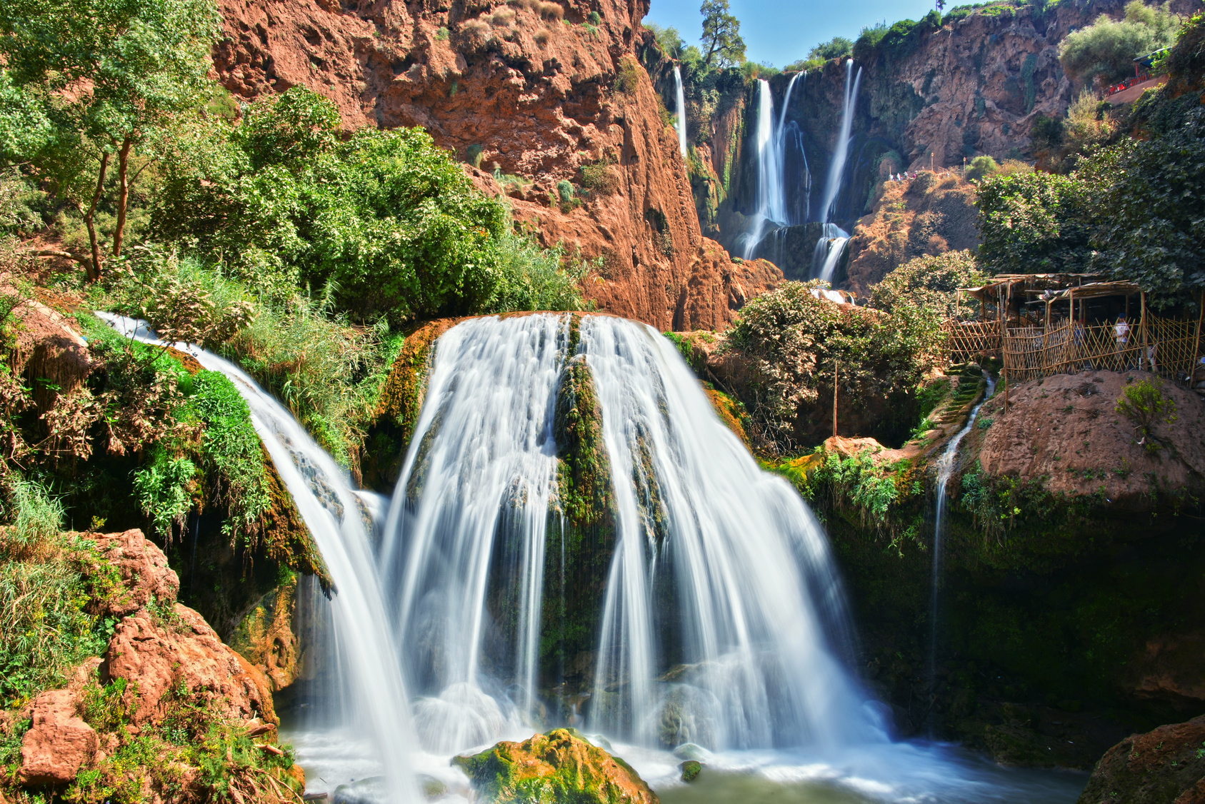 Ouzoud Falls near the Grand Atlas village of Tanaghmeilt Morocco Merzouga desert safari_Travel Tamegroute_Travel Tamgroute